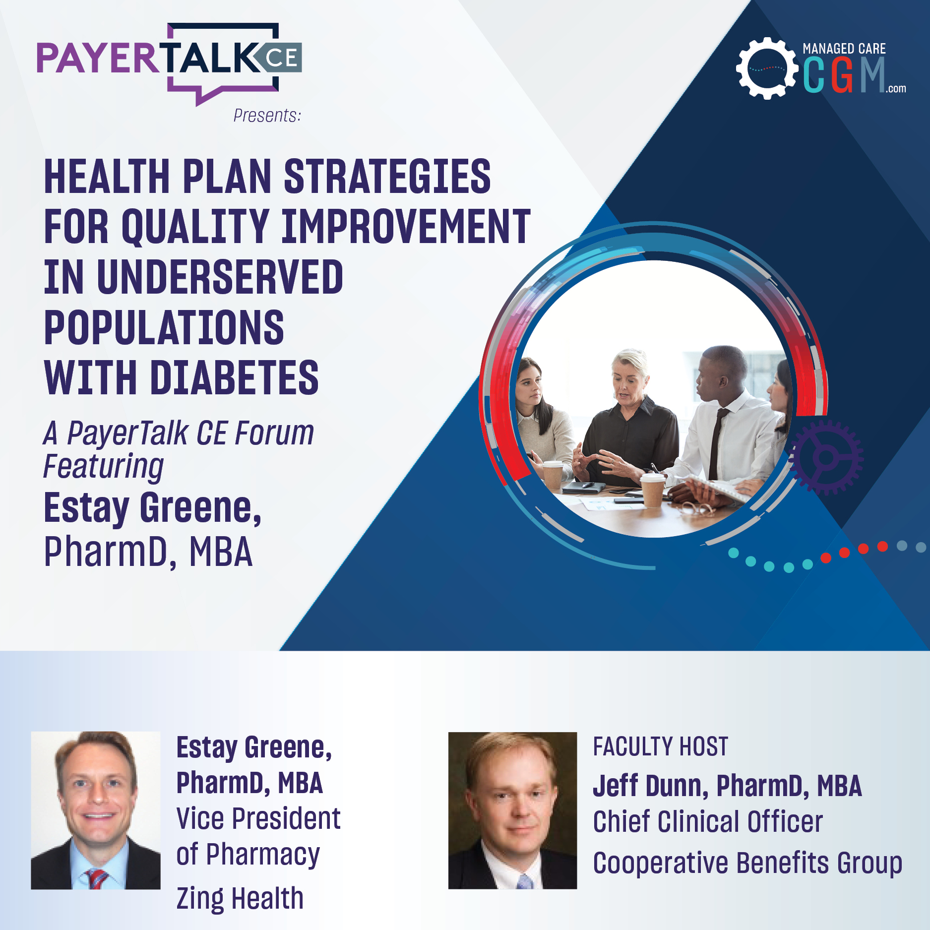 PayerTalkCE Presents: Health Plan Strategies for Quality Improvement in Underserved Populations with Diabetes episode artwork